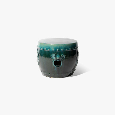 Handcrafted Shiwan Ceramic Stool - GRASS DRAGON - HOG LANE, modern chinese