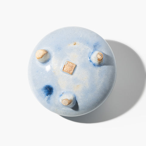 Sky Blue Tripod Incense Burner, HOG LANE, A handcrafted Shiwan ceramic piece made using traditional kiln-fired techniques from southern China, showcasing the unique glaze patterns, symbolic forms, and sculptural artistry rooted in Cantonese heritage; this oriental decorative item brings timeless Chinese craftsmanship and cultural elegance into modern interior spaces.

Collectible with traditional Chinese glaze and cultural symbolism, ideal for antique lovers and oriental art collectors.