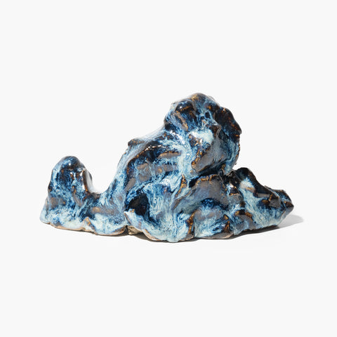 Scholar’s Rock-Inspired Paperweight, Hog Lane. A handcrafted Shiwan ceramic piece made using traditional kiln-fired techniques from southern China, showcasing the unique glaze patterns, symbolic forms, and sculptural artistry rooted in Cantonese heritage; this oriental decorative item brings timeless Chinese craftsmanship and cultural elegance into modern interior spaces. Collectible with traditional Chinese glaze and cultural symbolism, ideal for antique lovers and oriental art collectors.